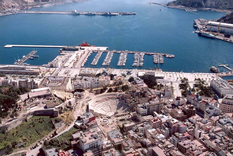 Panoramique du port